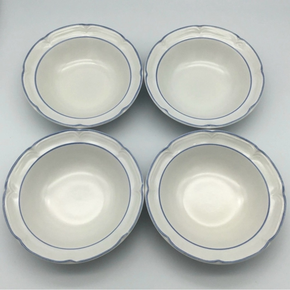 4 Covington Edition Avondale  Cereal Dessert Bowls 6⅞"  Stoneware Made In Japan